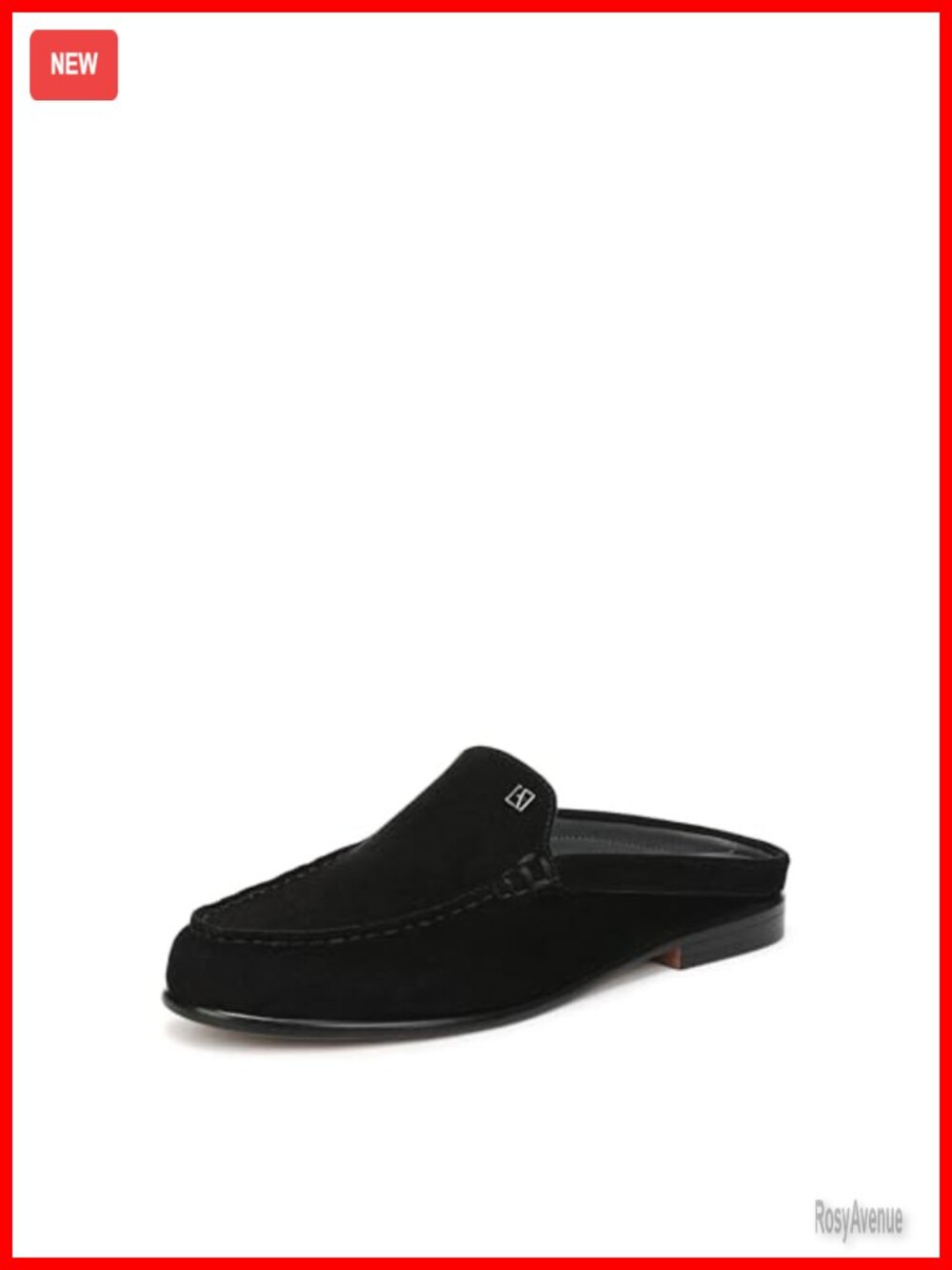 Franco Sarto Mavis Suede Slip On Mule Flat Round Toe Casual Walking Shoe